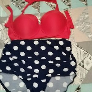 EUC Amourri high waisted bikini set size 3XL
